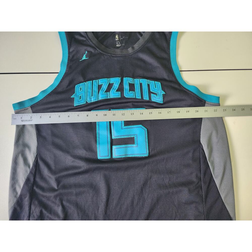Charlotte Hornets Kemba Walker Jordan Jersey Dri Fit Buzz City Mens XL - Picture 5 of 6